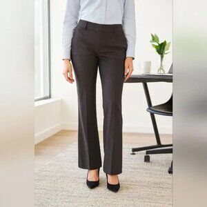 NWT LOFT "Original Dress Trouser" Gray Wide Leg 6P